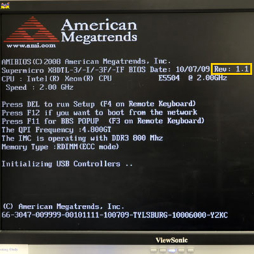 BIOS Serial Number Guide