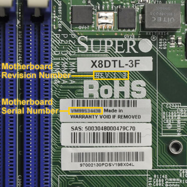 Motherboard Serial Number Guide