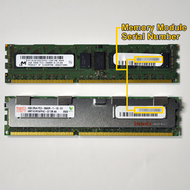 Memory Serial Number Guide